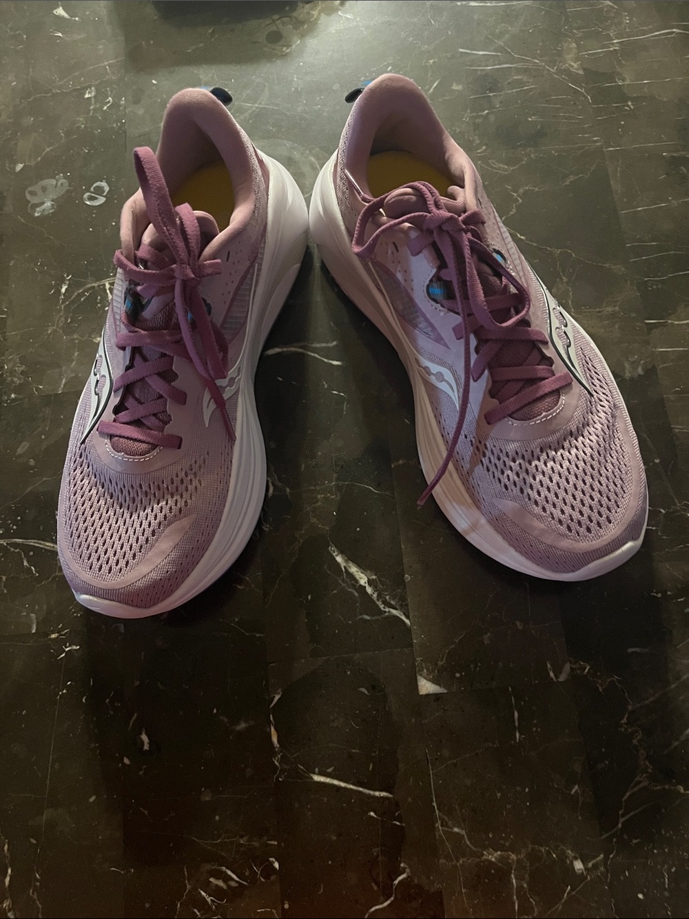 Saucony Women's Orchid/ Cobalt Mesh Walking/Running Sneaker